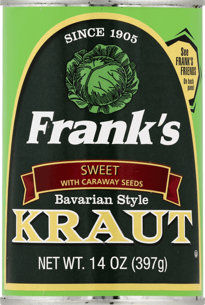 Frank's Sweet Bavarian Style Kraut with Caraway Seeds | Hy-Vee