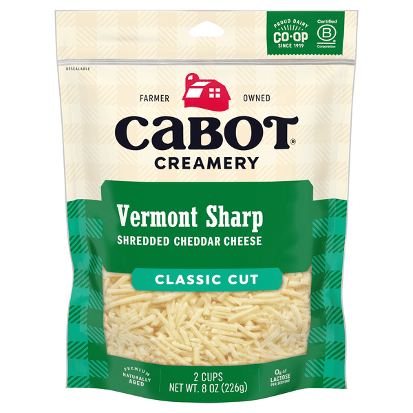 Cabot Vermont Sharp Shredded Cheddar Cheese | Hy-Vee Aisles Online