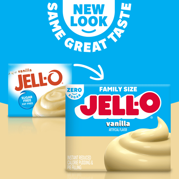Jell-O Sugar Free Fat Free Vanilla Instant Reduced Calorie Pudding