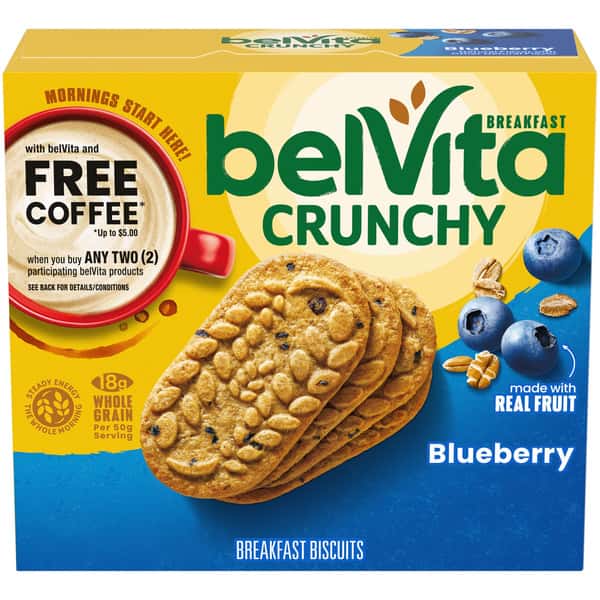 belVita Blueberry Breakfast Biscuits 5-1.76 oz Packs | Hy-Vee