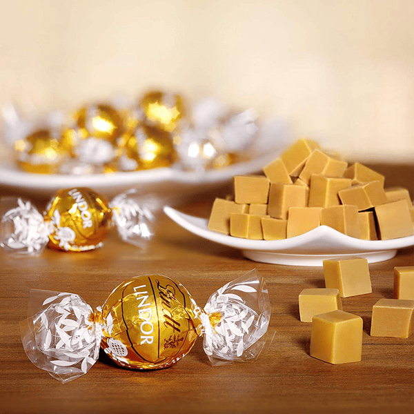 Lindt LINDOR Caramel Milk Chocolate Candy Truffles