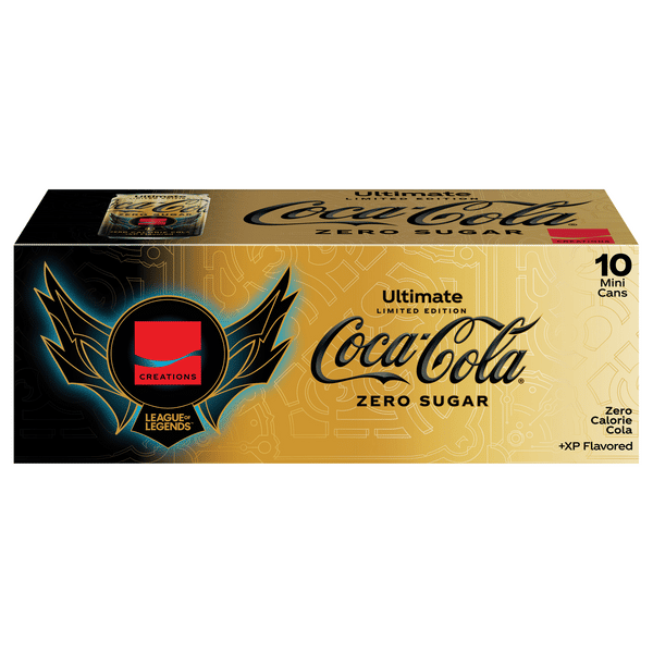 Coca-Cola Zero Sugar Ultimate Limited Edition Soda Mini 10Pk | Hy