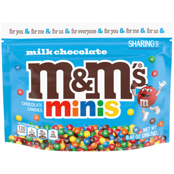 M&M'S Minis Milk Chocolate Candy, Sharing Size 9.4 oz Bag | Hy-Vee