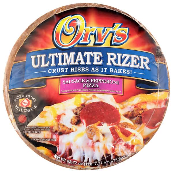 Orv's Ultimate Rizer Sausage & Pepperoni Pizza | Hy-Vee Aisles