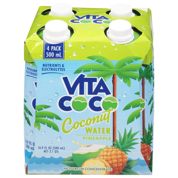  WATERS ココナッツウォーターとパイナップル セット Vita Coco Coconut Water, Pineapple, 4Pk | Hy-Vee Aisles Online