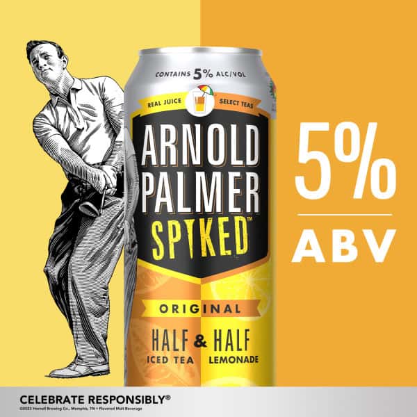 Arnold Palmer Spiked Original Half & Half Iced Tea Lemonade | Hy