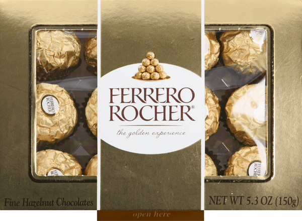 Ferrero Rocher Fine Hazelnut Chocolates | Hy-Vee Aisles Online