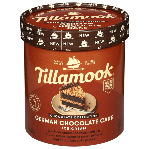 tokotokokelly様 Tillamook German Chocolate Cake Ice Cream 1.5 qt | Hy-Vee Aisles