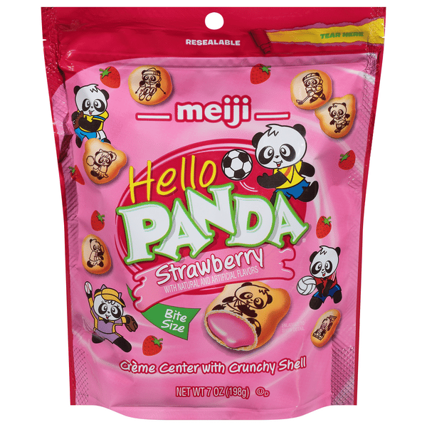Meiji Hello Panda Strawberry Bite Size | Hy-Vee Aisles Online