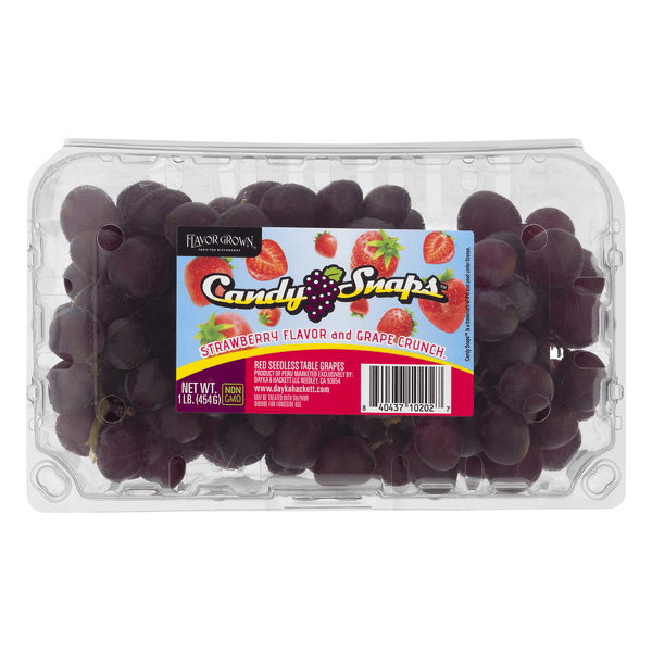 Flavor Grown Candy Snaps Grapes, Strawberry Flavor & Grape Crunch