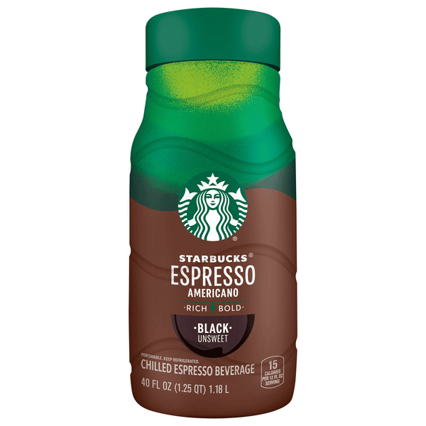 Starbucks Coffee Beverage, Black, Espresso Americano | Hy-Vee