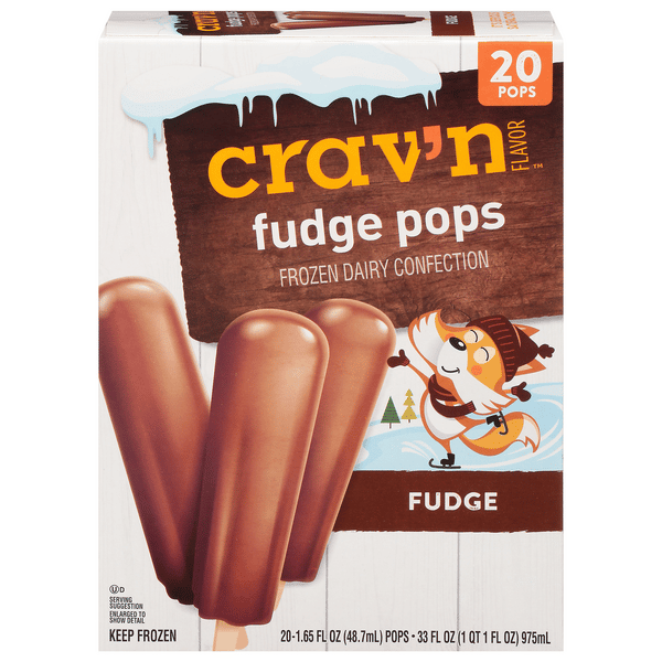 Crav'n Flavor Fudge Pops 20-1.65 fl oz | Hy-Vee Aisles Online