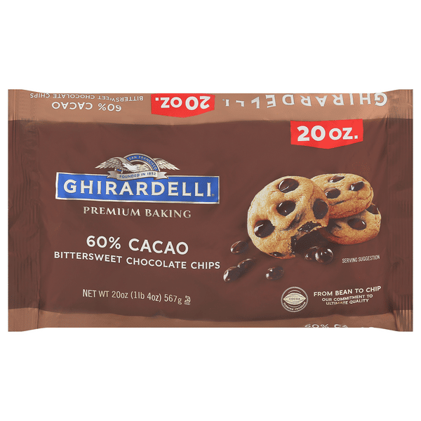 Ghirardelli 60% Cacao Bittersweet Chocolate Premium Baking Chips