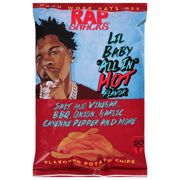 Rap Snacks Lil Baby All in Hot Flavor Potato Chips 2.5 oz | Hy-Vee