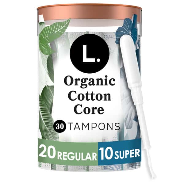 L. Organic Cotton Tampons Multipack 20 Regular + 10 Super | Hy-Vee