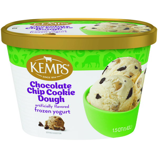 Kemps Chocolate Chip Cookie Dough Frozen Yogurt | Hy-Vee Aisles