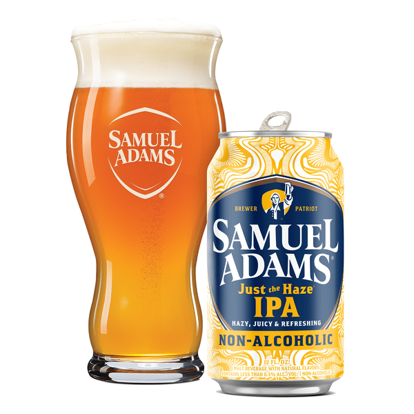 Samuel Adams Beer, Non-Alcoholic Ipa, Just the Haze 12 Pack | Hy