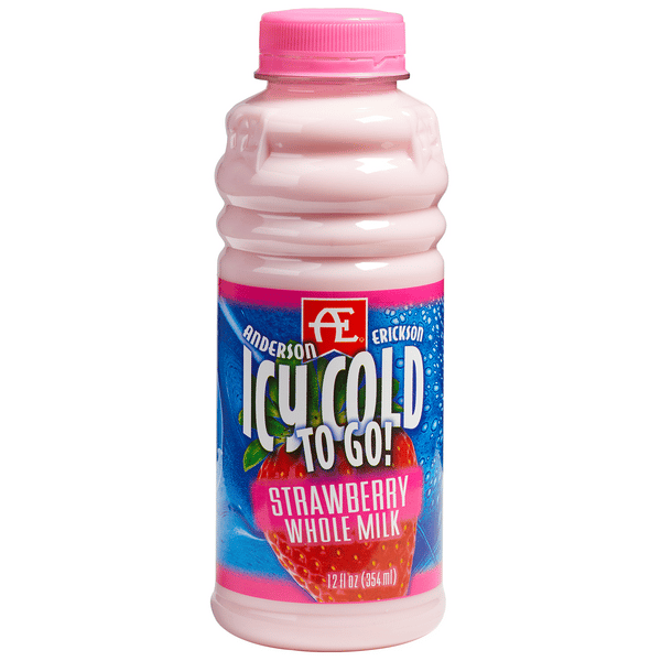 ミルク Anderson Erickson Strawberry Whole Milk To Go | Hy-Vee Aisles