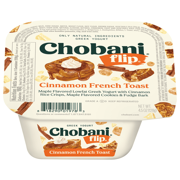 Chobani Flip Greek Yogurt, Cinnamon French Toast | Hy-Vee Aisles