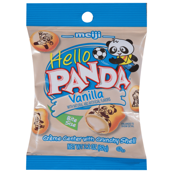Meiji Hello Panda Vanilla Creme Center, Bite Size | Hy-Vee Aisles