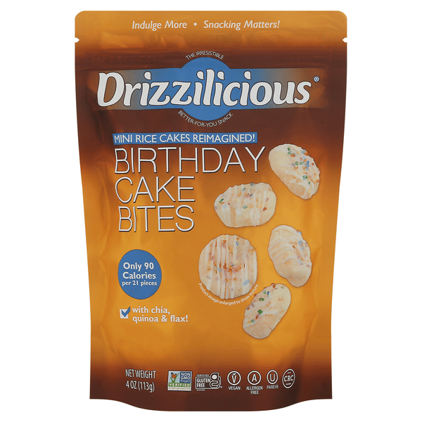 Drizzilicous Birthday Cake White Chocolate Crunchy Drizzle Bites