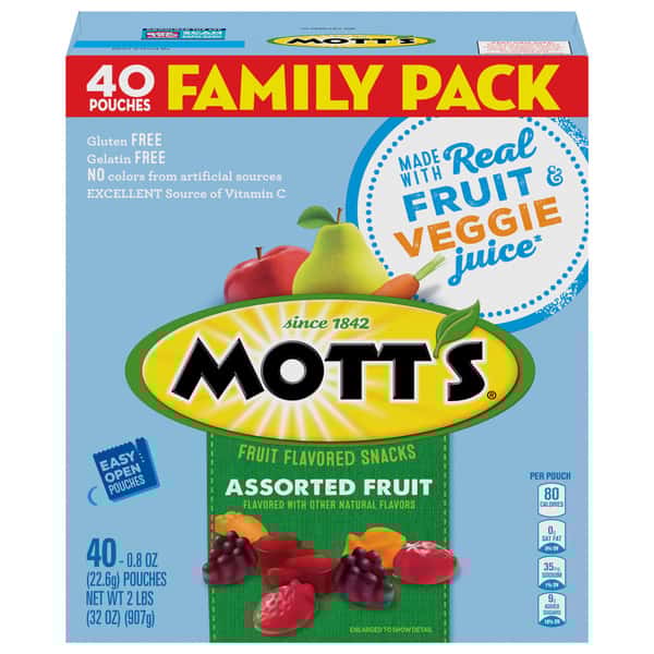 FRUITS　No.8 8 pack) (8 pack) Welch's Fruit Snacks Gluten-Free Mixed Fruit Soft