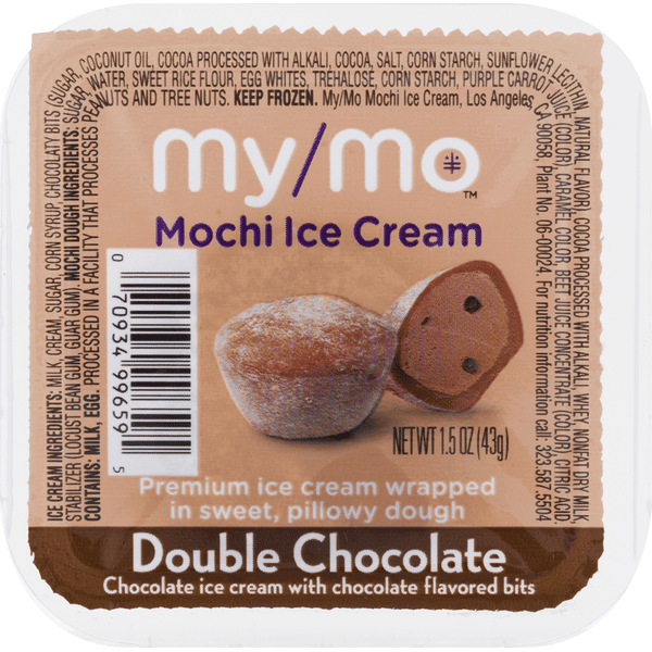 My/Mo Double Chocolate Mochi Ice Cream 1.5 oz | Hy-Vee Aisles