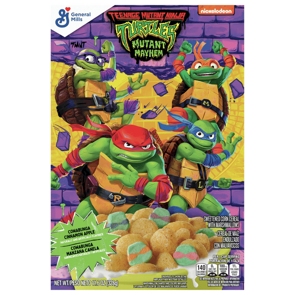 General Mills Sweetened Corn Cereal, Cowabunga Cinnamon Apple
