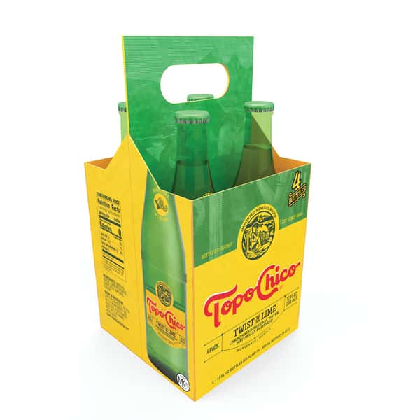 Topo Chico Sparkling Mineral Water Twist Of Lime, 4 Pack | Hy-Vee