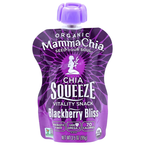Mamma Chia Organic Blackberry Bliss Chia Squeeze | Hy-Vee Aisles
