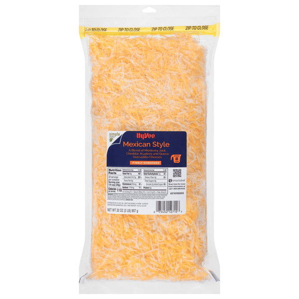 Hy-Vee Finely Shredded Mexican Cheese | Hy-Vee Aisles Online