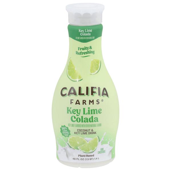 Califia Farms Coconut & Key Lime Drink, Plant Based, Key Lime