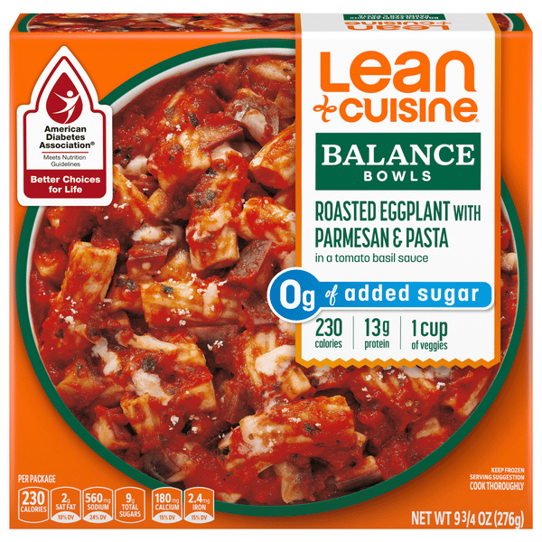 Lean Cuisine Balance Bowls,Roasted Eggplant with Parmesan & Pasta