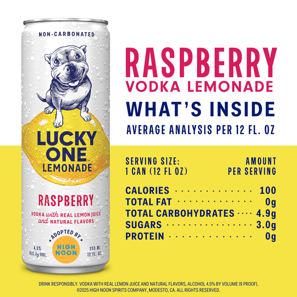 Lucky One Raspberry Vodka Lemonade, 4Pk | Hy-Vee Aisles Online