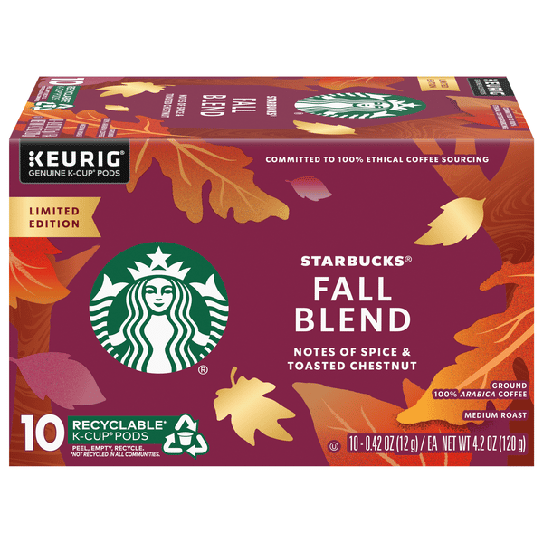 Starbucks Fall Blend K-Cup Pods 10-0.42 oz ea | Hy-Vee Aisles