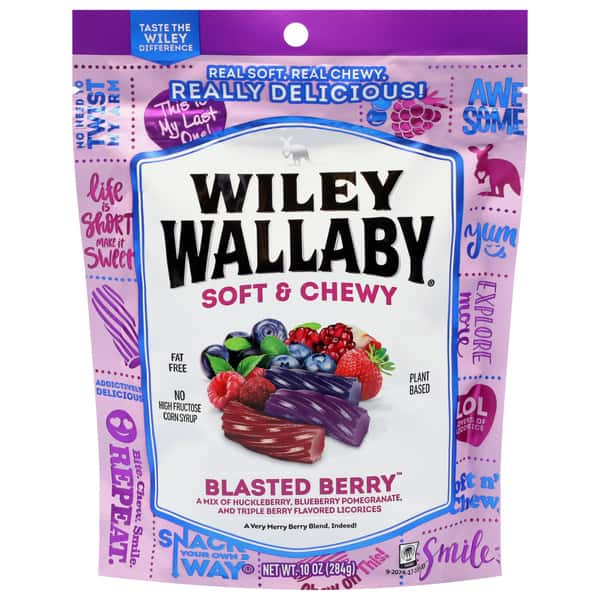 Wiley Wallaby Soft and Chewy Blasted Berry Licorice | Hy-Vee