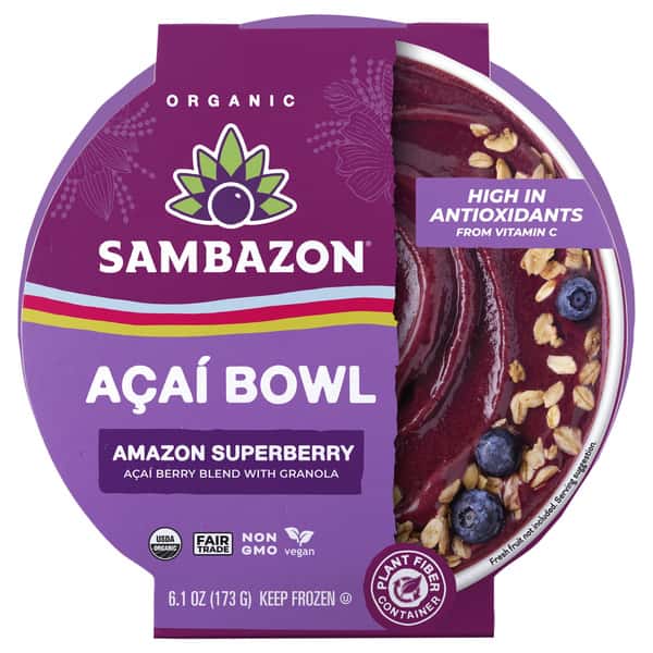 Sambazon Organic Amazon Superberry Acai Bowl 6.1 oz | Hy-Vee