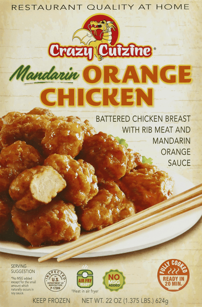Crazy Cuizine Mandarin Orange Chicken 22 oz | Hy-Vee Aisles Online
