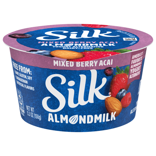 Silk Mixed Berry Acai Dairy Free, Almond Milk Yogurt Alternative