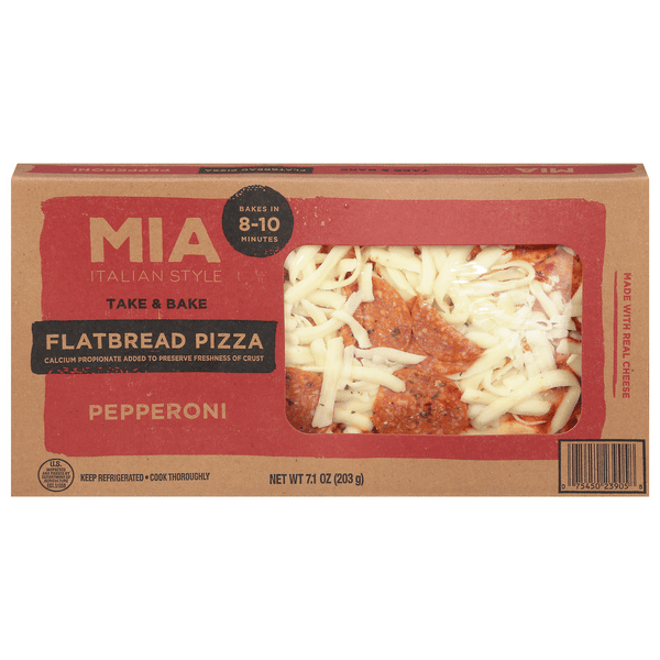 Hy-Vee Take & Bake Pepperoni Flatbread Pizza | Hy-Vee Aisles