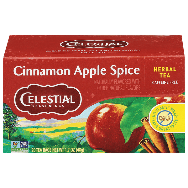 Celestial Seasonings Caffeine Free Cinnamon Apple Spice Herbal Tea