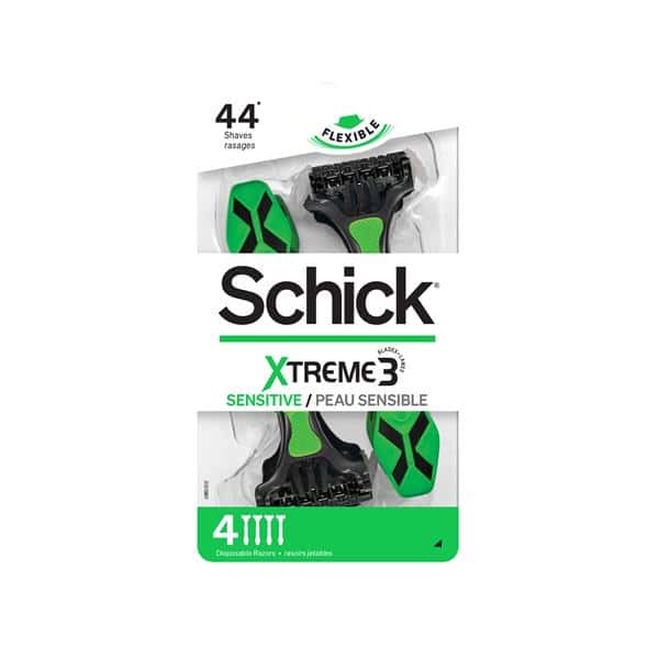Schick Xtreme 3 Sensitive Disposable Razor | Hy-Vee Aisles