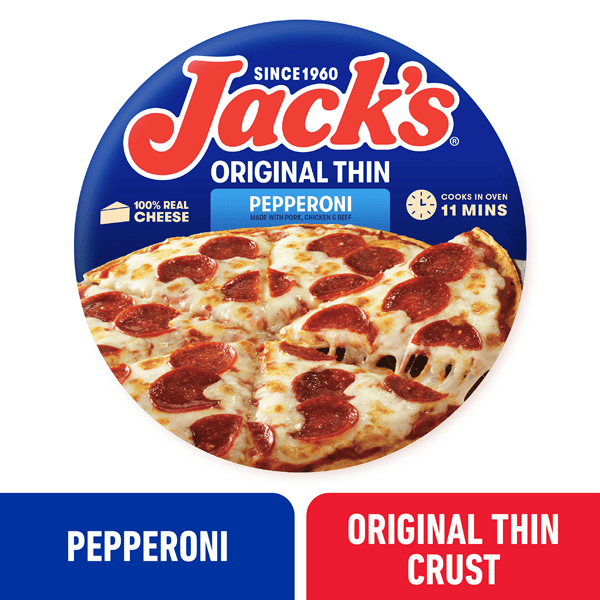Jack's Original Thin Crust Pepperoni Pizza | Hy-Vee Aisles