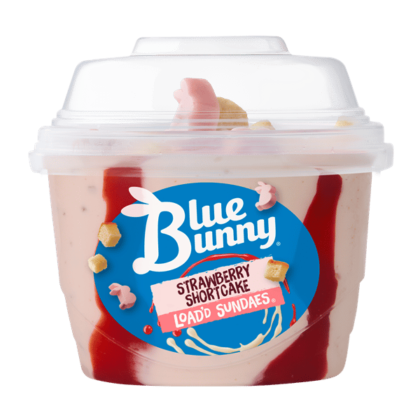 Blue Bunny Strawberry Shortcake Load'd Sundaes | Hy-Vee
