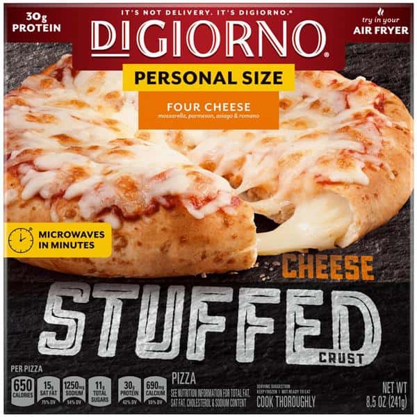 DIGIORNO Frozen Pizza - Frozen Four Cheese Pizza - Personal