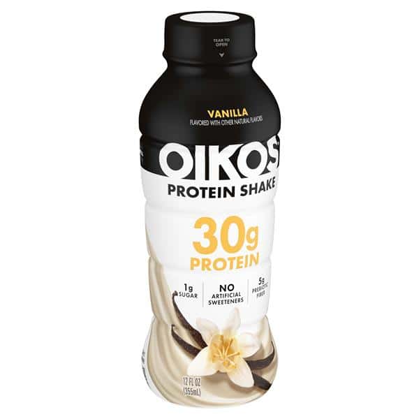 Oikos 30g Protein Shake, Vanilla, 12 fl oz, 18-pack