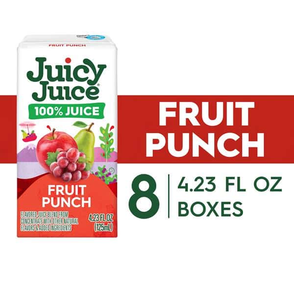 Juicy Juice 100% Juice, Fruit Punch, 8 Count | Hy-Vee Aisles