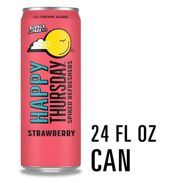 TRIPSHIONDAISY CAN VASE LOGO フーディー 9colors Happy Thursday Spiked Refresher Strawberry | Hy-Vee Aisles