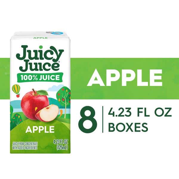 Juicy Juice 100% Juice, Apple, 8 Count | Hy-Vee Aisles
