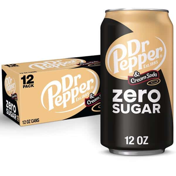 Dr Pepper and Cream Soda Zero Sugar, 12 Pack | Hy-Vee Aisles